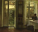 At The Window by Carl Vilhelm Holsoe